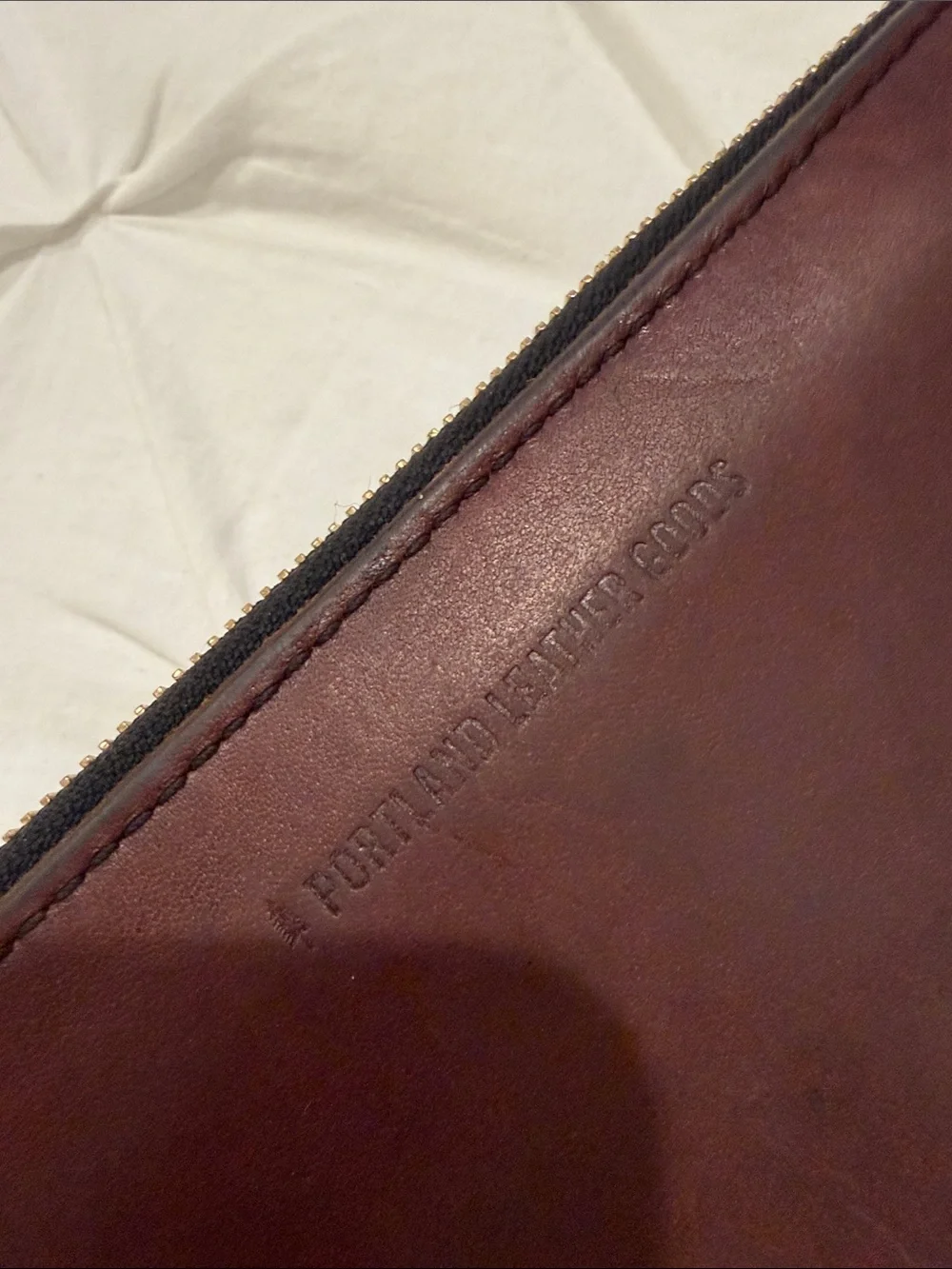 Portland Leather Goods Women's Accordion Zip Wallet,